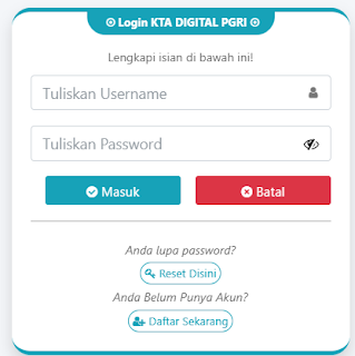 Register PGRI Batu - Persatuan Guru Republik Indonesia Cabang Batu